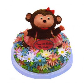 Lady Monkey Cake