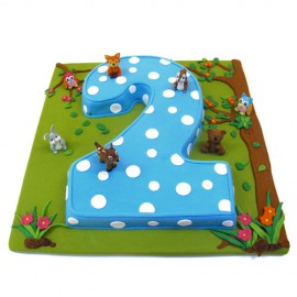 Number 2 Cake