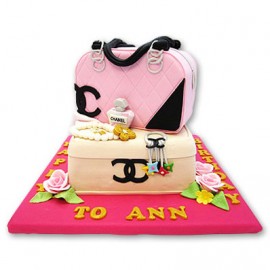 Pink Chanel Cake